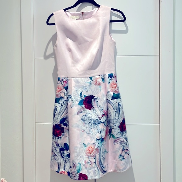 Ted Baker ‘Eilah’ Acanthus Scroll Fit & Flare Dress – Size 1 - Picture 7 of 11